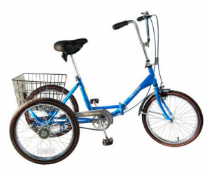 Adult Tricycle, folds for storage