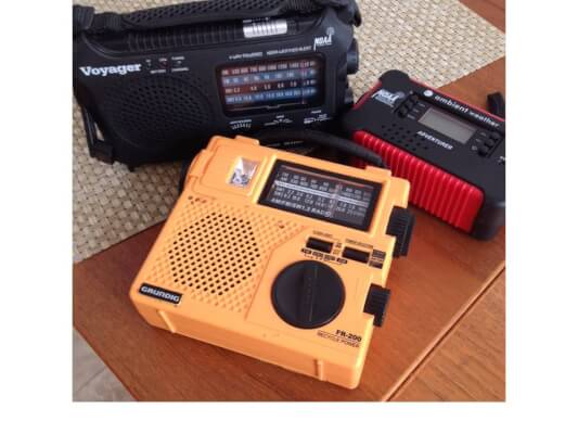 Collection of Emergency radios