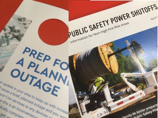 emergency alert notices from utility companies