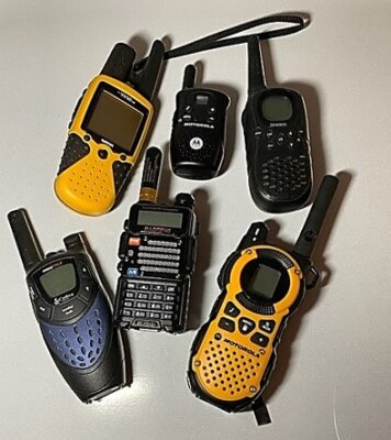 Collection of walkie-talkies