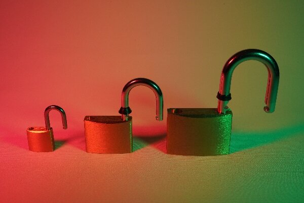 Padlocks to defend against scams and fraud